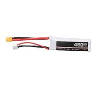 Qudinip 450mAh 75C Li Battery High Performance for FPV Racing Drone Quadcopter Helicopter 1 Pack (2S)