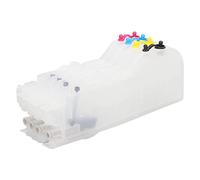 Qudinip 4PCS Refillable Ink Cartridge Replacement, Empty Disposable Cartridges for Printing Photos and Documents, PP Material, Magenta, Blue, Yellow, Black (LC3317)