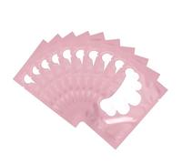 Qudinip 50 Pcs Lash Extensions Patches for Grafted Eyelashes Isolation Pads with Petal Shape Design for Lash Artists Non Woven Fabric (Pinkish)