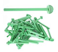 Qudinip 50pcs Durable Plastic Bird Standing Sticks for Parrots and Parakeets Eco-Friendly Cage Accessories