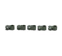 Qudinip 50pcs Plant Support Clips Flexible Adjustable Connectors for Climbing Plants in Gardens Balconies Greenhouses