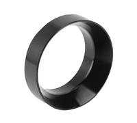 Qudinip 51mm Coffee Powder Dosing Ring with Strong Magnet for Clean and Tidy Coffee Preparation At Home or Office, Aluminum Alloy (Black)