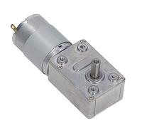 Qudinip 60RPM DC Gear Motor High Accuracy with Self Locking Function for Window Openers and Small Winches, Aluminum and Brass Construction