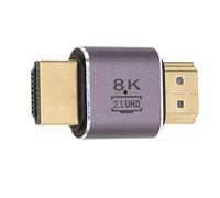 Qudinip 8K HD Multimedia Interface Coupler for High-Speed Home Theater Setup, 48Gbps Male to Male Adapter, Supports 8K At 60Hz, Pack of 1