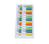 Qudinip Abacus Math Learning Beads Portable Educational Toy for Children 7 Beads Small Size ABS, 24.8 X 10 X 1.5cm (Athenian Blue)
