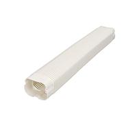 Qudinip AC Line Cover Tool PVC Universal Hose for Neat Pipeline Appearance in Air Conditioning Systems 1 to 5, Durable White PVC