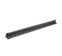Qudinip Accurate Triangular Metal Scale, Lightweight Aluminum Design for Drawing and Surveying, 11.8in Ruler for Teachers and Architects