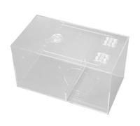 Qudinip Acrylic Bird Breeding Box with Transparent Design and Standing Pole for All Seasons 1 Unit Safe Non- Material (Small)