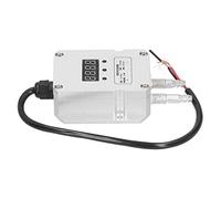 Qudinip Advanced Differential Pressure Transmitter with Temperature Compensation for Boiler Air Supply Use 4-20mA DC24V Silver