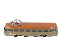 Qudinip Alloy Pull Back Bus Toy for Kids, High Simulation Design with Light and Sound Functions, 18 X 4 X 3cm (Green)