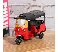 Qudinip Alloy Tricycle Car Model Highly Simulation Toy with Sliding Function for Children, Red or Blue, 8 X 4 X 5.5cm, Great for Collectors (Red)