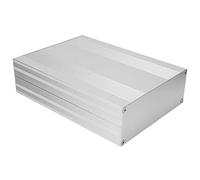 Qudinip Aluminum Project Box Durable Matte Silver Enclosure for PCB Junction Electronics 54x145x200mm