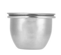 Qudinip Anti-Rust Bird Feeding Dish Set Stainless Steel Water Cup for Parrots - 8.5x6.5cm, 1 Unit (7.5CM)