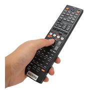Qudinip AV Receiver Remote Control Replacement for YHT-399U HTR-5063 RX-V467 RX-V367 -V371, Durable ABS Material, Easy Access, 1 Unit