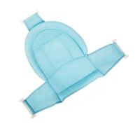 Qudinip Baby Bath Support Comfortable Non-Slip Mat for Newborns 65 X 55cm Suitable for Oval and Square Bathtubs (Blue)