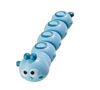 Qudinip Baby Clockwork Crawling Toy Cute Cartoon Animal Interactive Educational Toy for Kids Age 1+ Safe Durable Plastic (Blue)