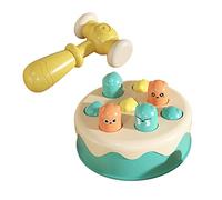 Qudinip Beat A Mole Game Toy Interactive Pounding Educational Toy for Toddlers Age 3 Plus ABS Material Fun Family Game (Green)