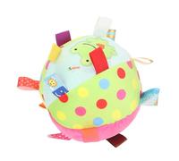 Qudinip Bell Pet Plush Football for Engaging Playtime Interactive Toy for Puppies Durable Plush Soccer Ball 15cm (Frog Style)