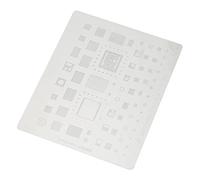 Qudinip BGA Reballing Stencil, Precise Positioning Stainless Steel Tin Planting Template with Multiple IC Slots, for A14 CPU IOS12 Series