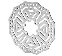 Qudinip Bicycle Brake Disc Rotor, Stainless Steel, 140mm for Improved Braking Performance for Mountain and Road Bicycles