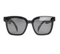 Qudinip Bluetooth Audio Smart Glasses with Adjustable Volume and Polarized Lenses for Men Women Black - Open Ear Music and Hands Free Calling
