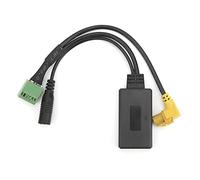 Qudinip Bluetooth AUX Adapter with 12Pin Microphone Handsfree for MMI 3G Q5 A4L A6L Q7 A5 S5 High Fidelity Audio Transmission