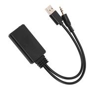 Qudinip Bluetooth AUX Adapter with Lossless Sound Quality for 1 3 5 6 7 Series 2004-2016 and X1 X3 X5 X6 Z4 2007-2016 - Premium ABS Material Plug and Play