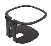 Qudinip Bluetooth Speaker Wall Mount Bracket Thickened Metal Durable Support for PULSE 5 Home Office Garage 148x144x88mm (Black)
