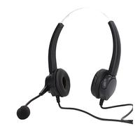 Qudinip Call Center Headset Wired Noise Cancelling Adjustable for Clear Communication in Customer Service, Durable ABS Material