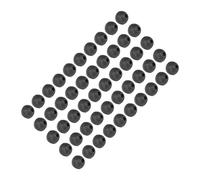Qudinip Carp Fishing Rig Beads 50pcs Soft Silicone Beads for Deep Water Fishing 6mm Diameter Accessories (Black)