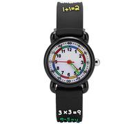 Qudinip Children 3D Cartoon Watch and Adjustable Wristwatch for Learning Time, Cute Design for Kids, PVC Material, 20.5cm Long