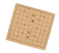 Qudinip Chinese Chess Board Microfiber Leather Soft Folding Travel Mat for Learning and Family Entertainment 54x60cm