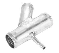 Qudinip Coolant Y Hose Pipe Connector Aluminium Flange Housing for