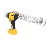 Qudinip Cordless Electric Grease Gun, 12000PSI High Pressure Brushless Battery Powered Portable Grease Gun with LED Light, for Outdoor Factory Workshop Lubrication