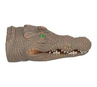 Qudinip Crocodiles Head Puppets Lifelike Durable Interactive Toys for Kids Role Play 21 X 11 X 8cm