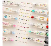 Qudinip Cute Lace Pattern Correction Tape for Easy Writing and Decorating, 1 X Correction Tape for Students and Diaries, Whiteout (6mm*4m Styles shipped randomly)