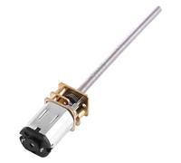 Qudinip DC 6V Gear Motor, High Torque Metal Gear Reduction Motor with M3 55mm Output Shaft, 8 Speed Options 30RPM to 500RPM for DIY Robotics Home Appliances (6V 30RPM)