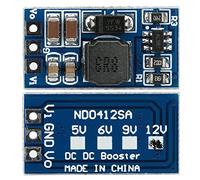 Qudinip DC DC Step Up Module Boost Converter High Efficiency 93% for Battery-powered Devices 2Pcs 6V/9V/12V (12V)