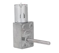 Qudinip DC Geared Motor with Self Locking Function High Accuracy Speed Reduction for Window Openers Aluminum M6x50mm (90RPM)