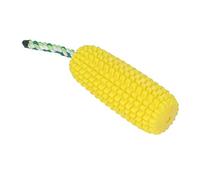 Qudinip Dog Chew Toy for Aggressive Chewers Almost Indestructible Squeaky Interactive Corn Stick for Small Medium Large Dogs 9.1 X 2.2 X .2in