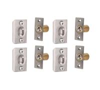 Qudinip Door Ball Catch Solid Brass Adjustable Spring Latch for Cabinet Pantry 4 Pcs Durable and Rust-Resistant