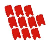Qudinip Dual Card ID Badge Holders with 2 Slots for Easy Access At Work and Conferences - Horizontal & Vertical Use - Durable PP Material - Pack of 10 (10pcs)