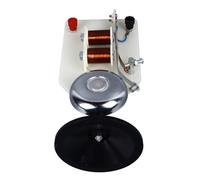 Qudinip Electric Bell Experiment Demonstration Tool for Classroom Teaching, Vertical Acoustics Physics Device, DC 3-6V, ABS Material