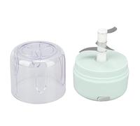 Qudinip Electric Garlic Chopper Large Capacity 250ml for Easy Cooking 30W Mini Food Processor Stainless Steel (Green)