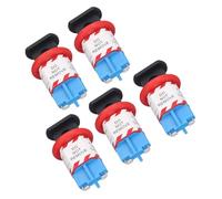 Qudinip Electrical Circuit Breaker Lockout, Miniature Insulation Lock, Effective Power Isolation Solution for Industrial Use, PA66 Material, 5 Pieces