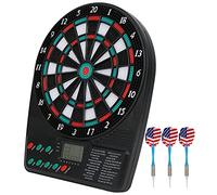 Qudinip Electronic Board Set, Automatic Scoring Soft Board with LCD Display Screen, for Family Leisure Target Entertainment Indoor Outdoor