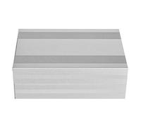 Qudinip Electronic Project Case Silver White Aluminum Alloy for Printed Circuit Board Wiring 68x145x200mm Durable Heat Dissipation