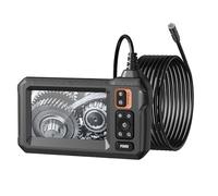 Qudinip Endoscope Camera with Light High Definition 4.3inch Screen Borescope for Pipe Inspection Flexible Design (5 Meter)