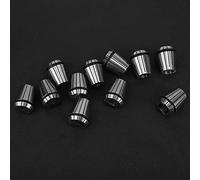 Qudinip ER32 CNC Chuck Set, Durable High Speed Steel, Milling and Engraving Tools for Industrial Use, 11 Pieces in Multiple Sizes