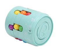 Qudinip Fingertip Toy, Educational Parent Child Interactive Toy for Kids Ages 5 and Up, with Rotating Beads to Exercise Spatial Imagination and Logical Thinking (Green)